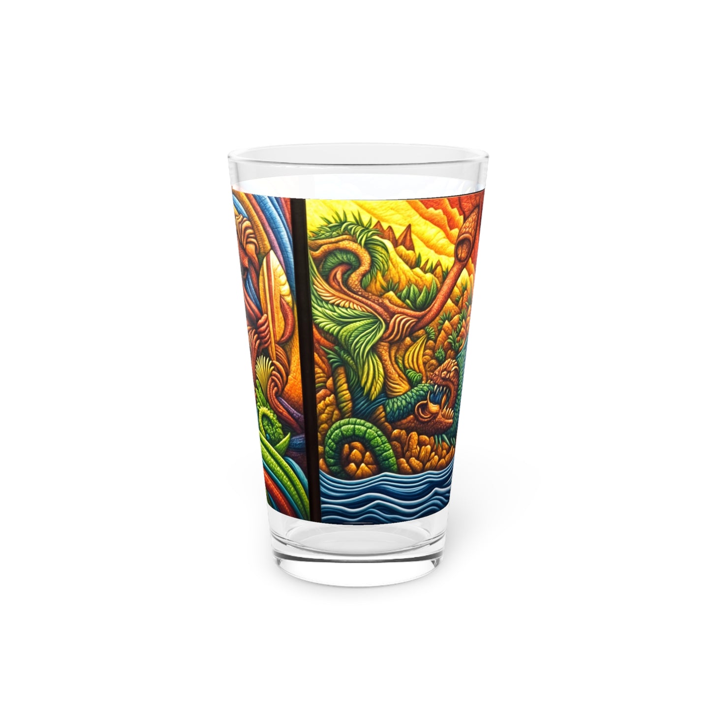 Realm of Mythic Waves Pint Glass, 16oz