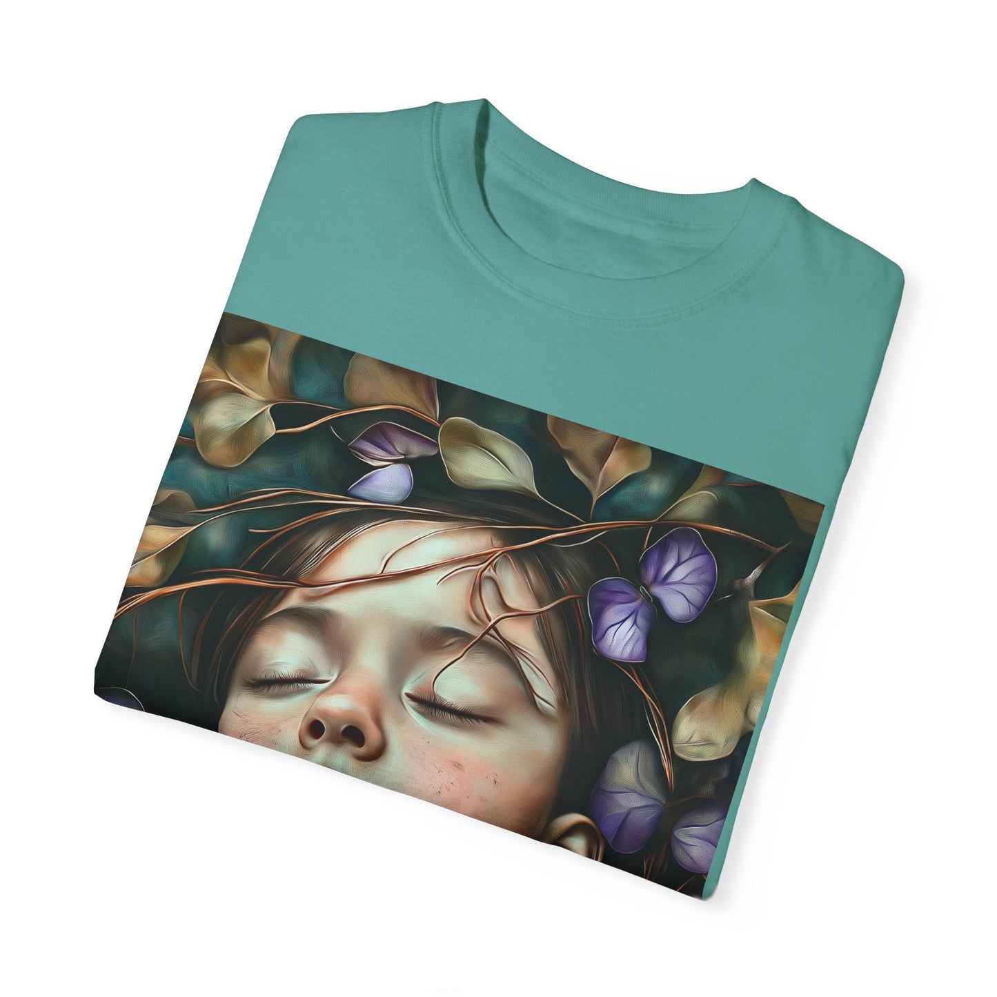 Morning Glory Dreams Unisex Garment-Dyed T-Shirt