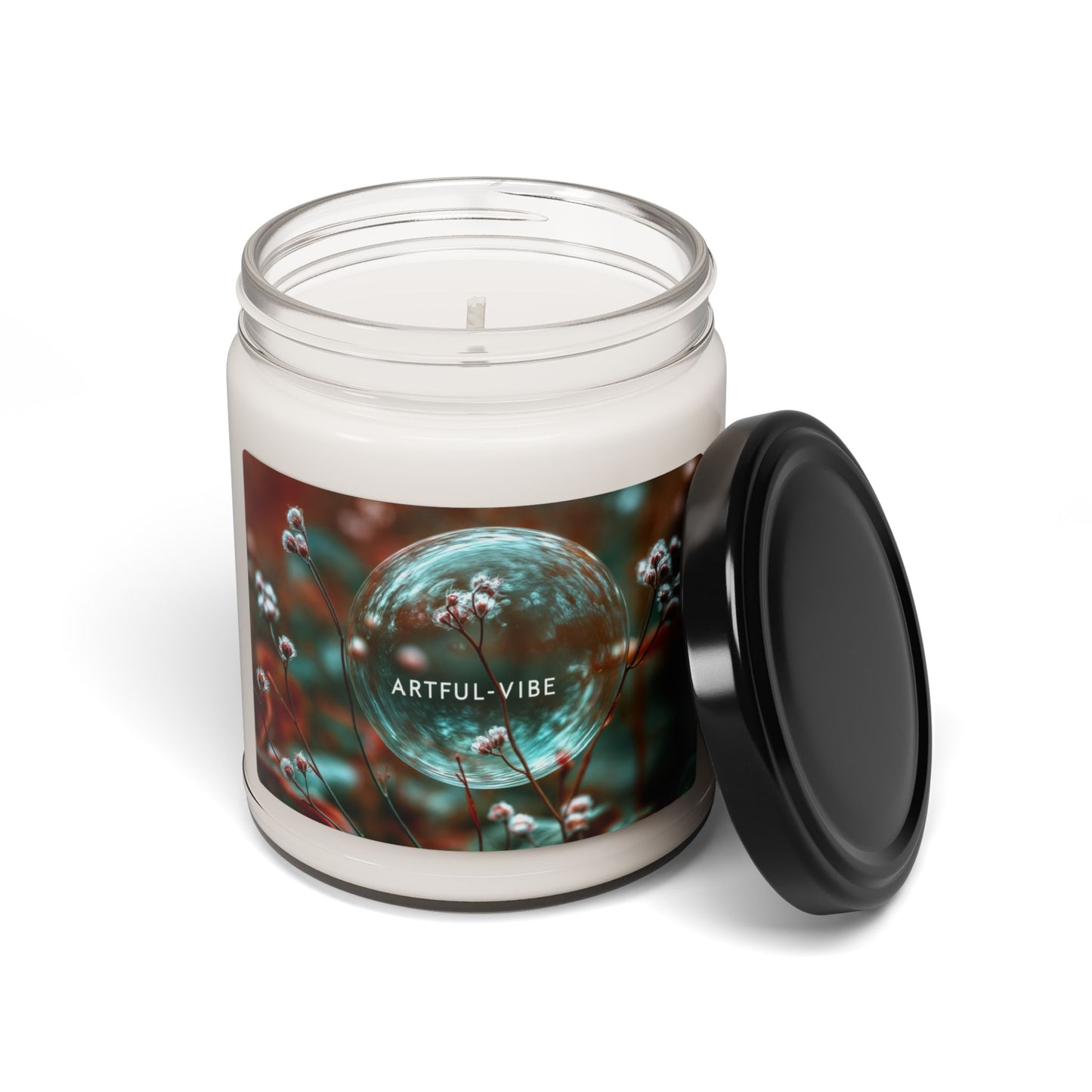 Artful Vibe Scented Soy Candle - 9oz | Relaxing Aromatherapy for Home Decor