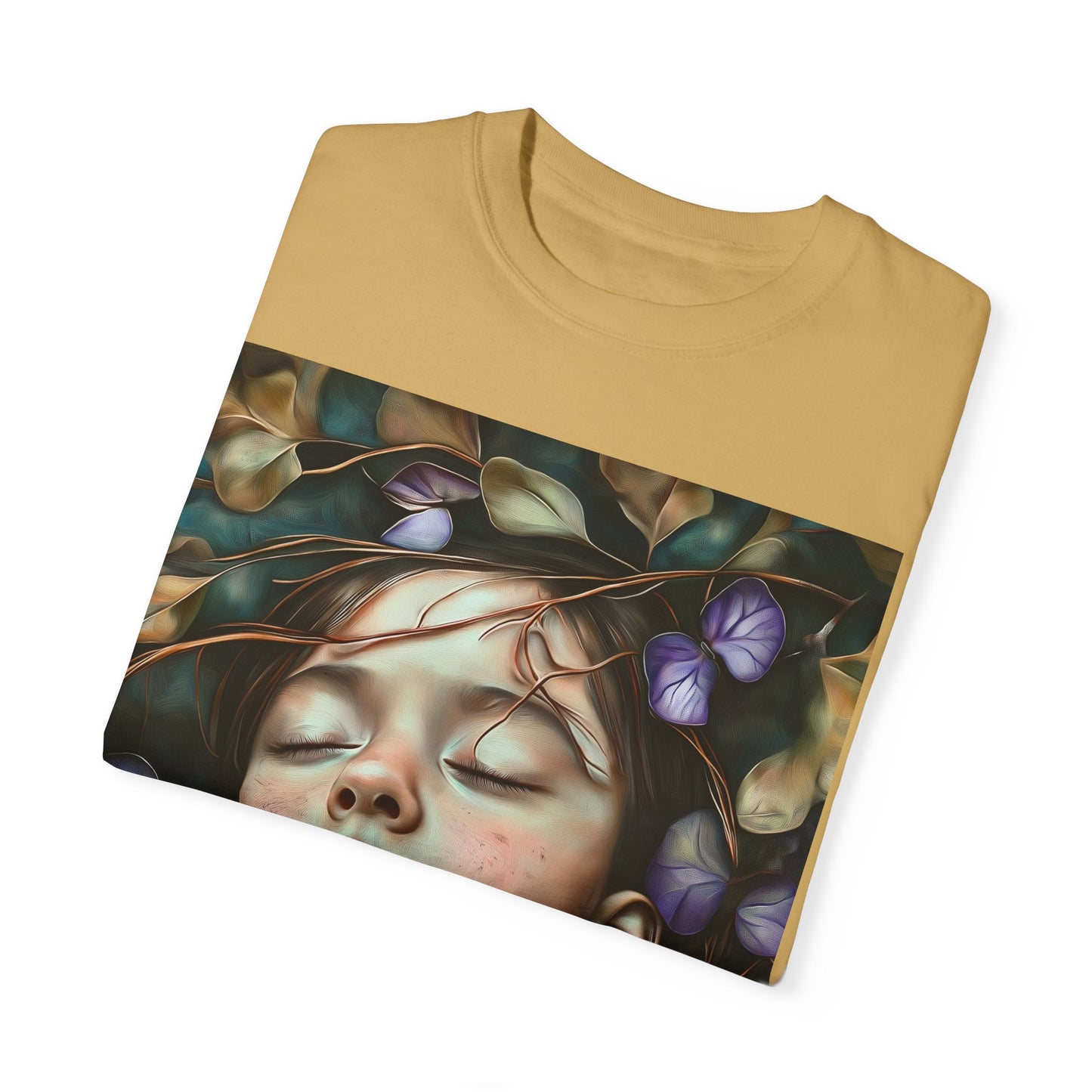 Morning Glory Dreams Unisex Garment-Dyed T-Shirt