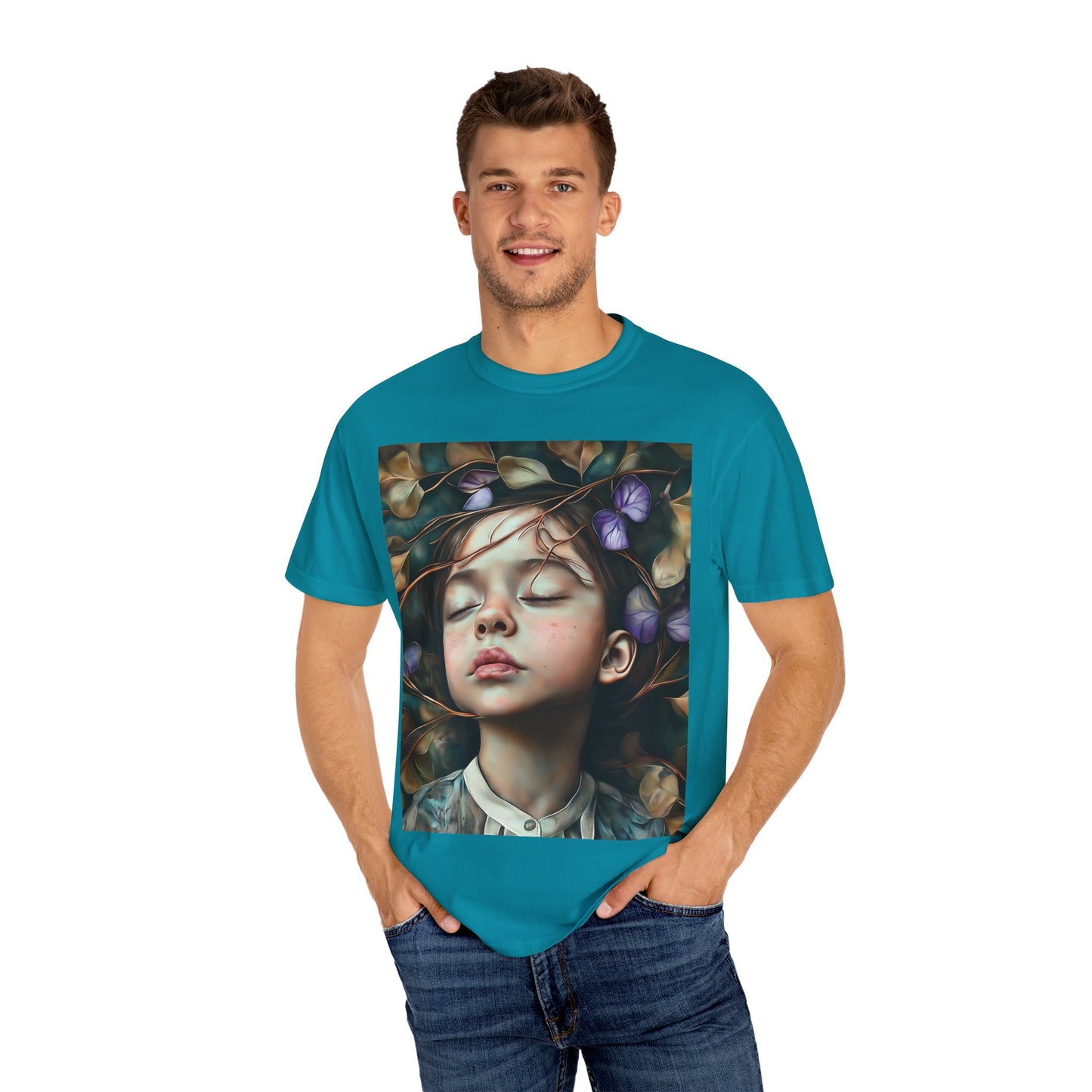 Morning Glory Dreams Unisex Garment-Dyed T-Shirt