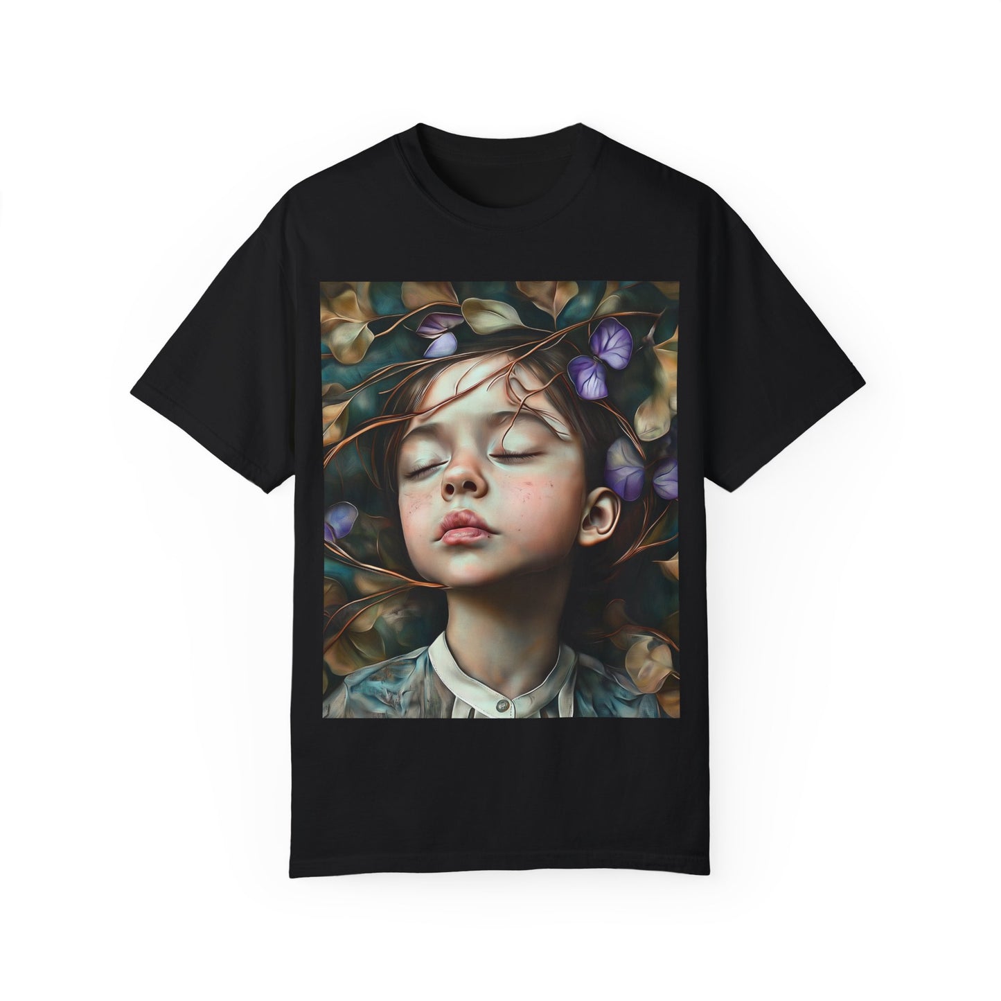 Morning Glory Dreams Unisex Garment-Dyed T-Shirt