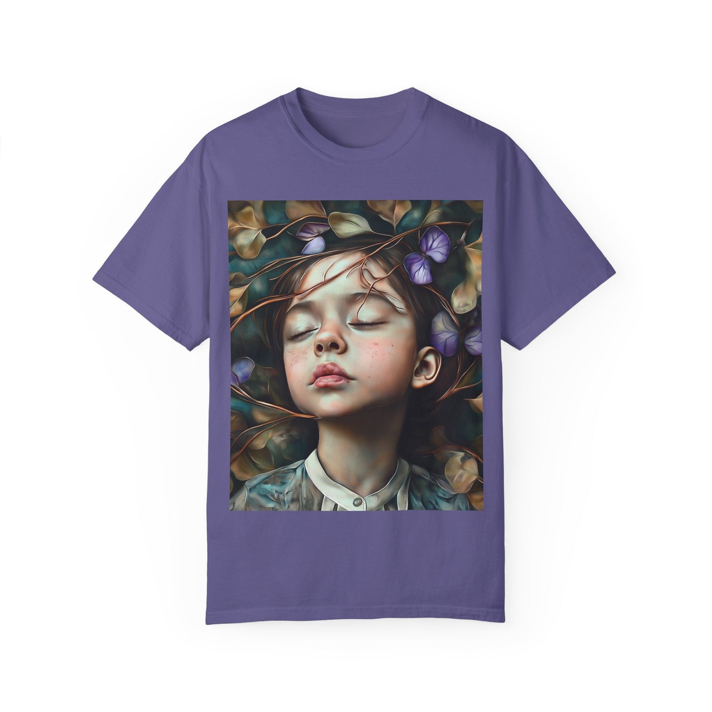 Morning Glory Dreams Unisex Garment-Dyed T-Shirt
