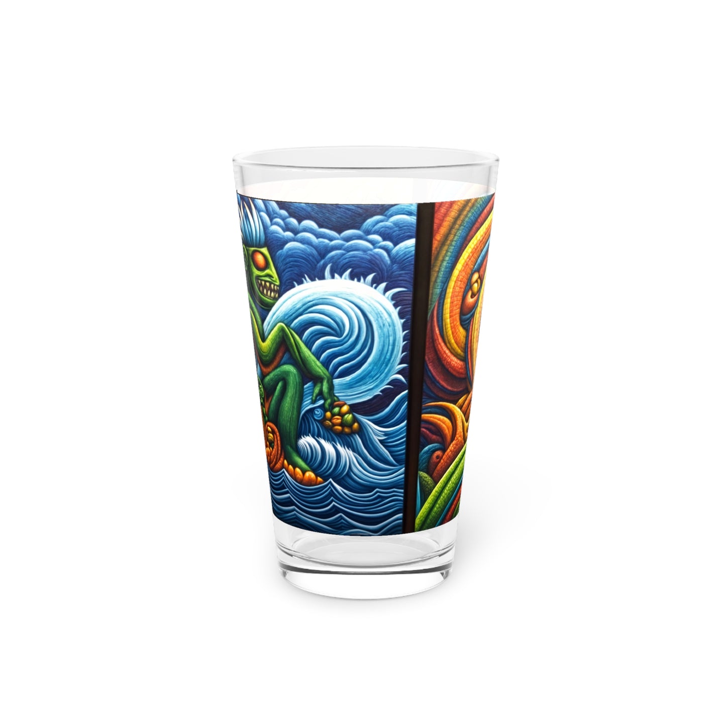 Realm of Mythic Waves Pint Glass, 16oz