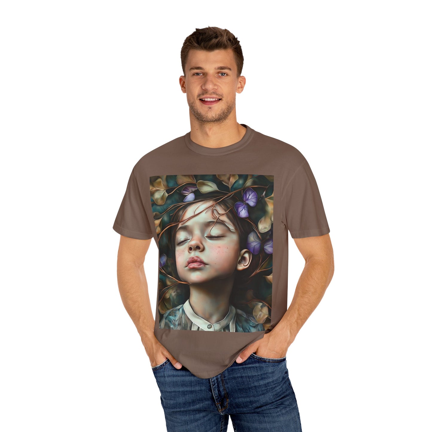 Morning Glory Dreams Unisex Garment-Dyed T-Shirt