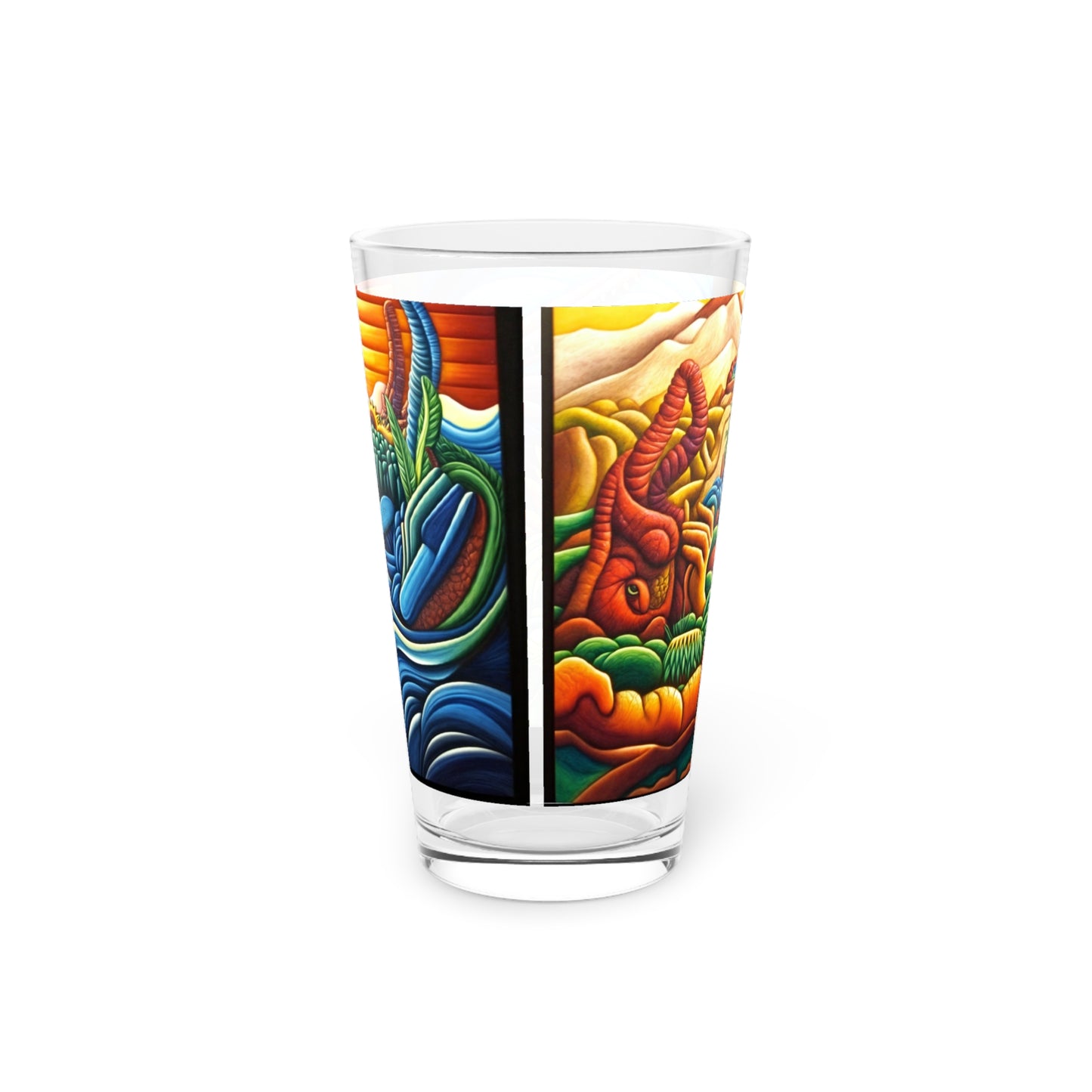 Legends in Color Pint Glass, 16oz