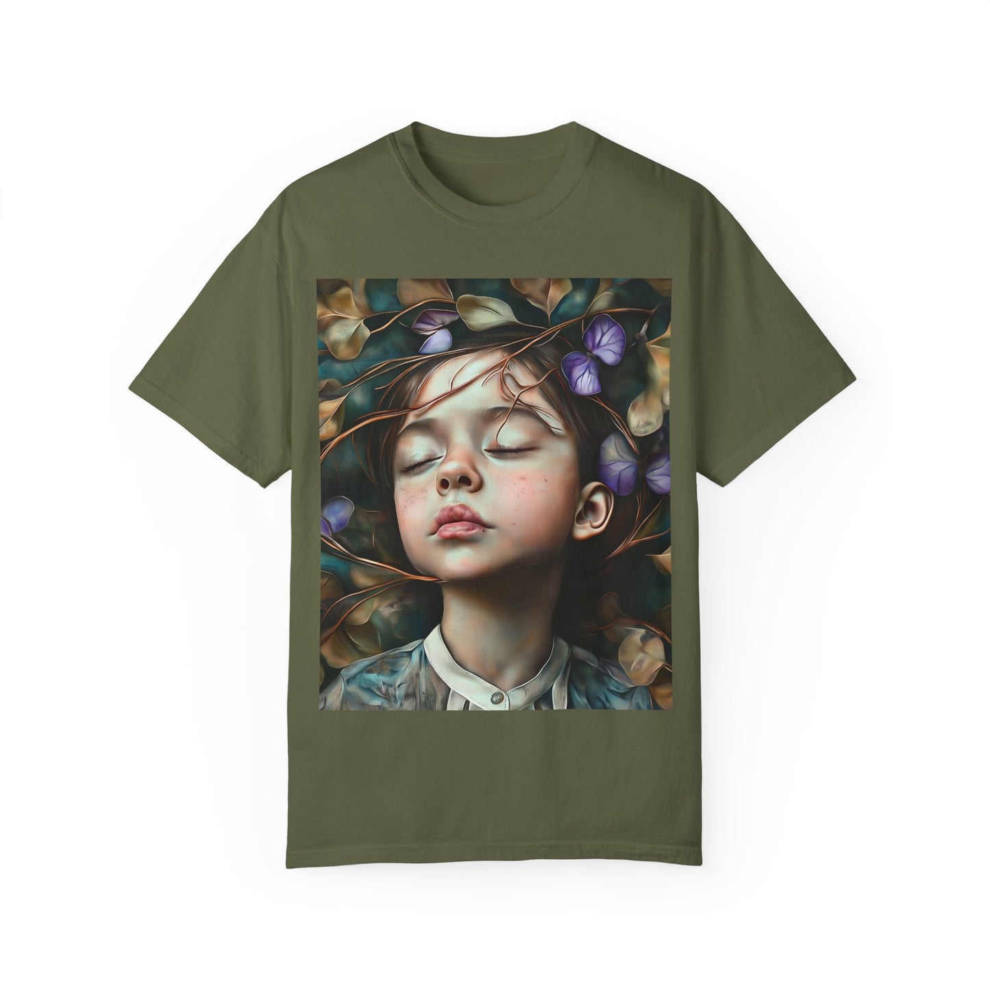 Morning Glory Dreams Unisex Garment-Dyed T-Shirt