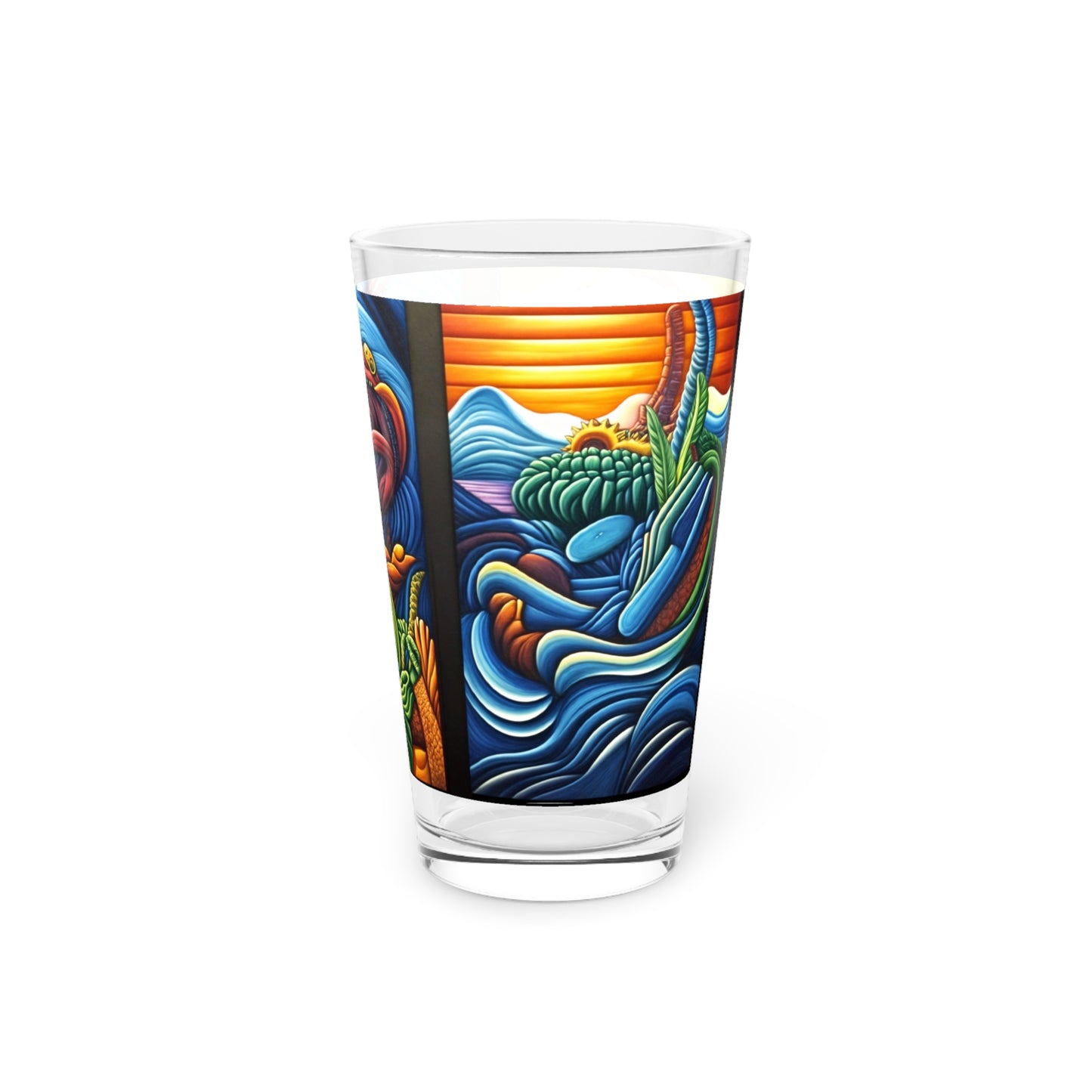 Legends in Color Pint Glass, 16oz