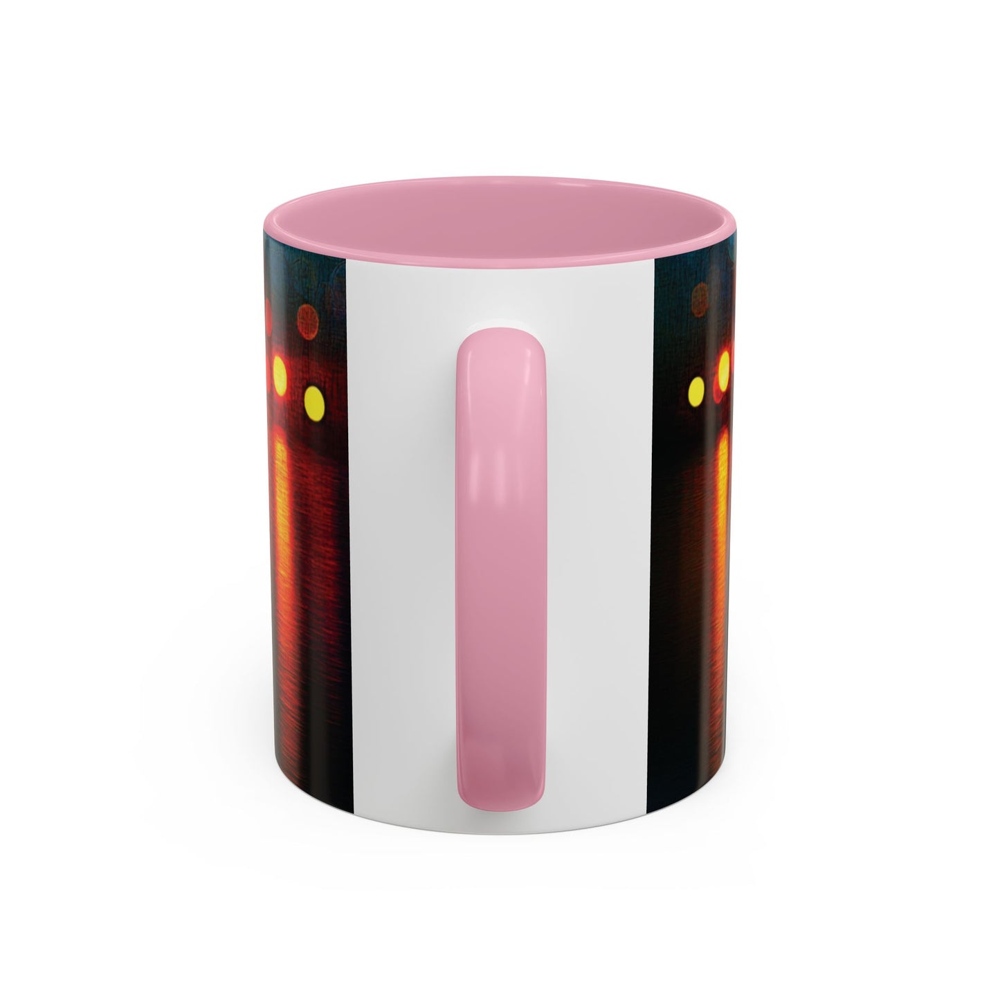 Reflections of the Cityscape Mug - Vibrant 11oz & 15oz Coffee Cup for Art Lovers & Gift Giving