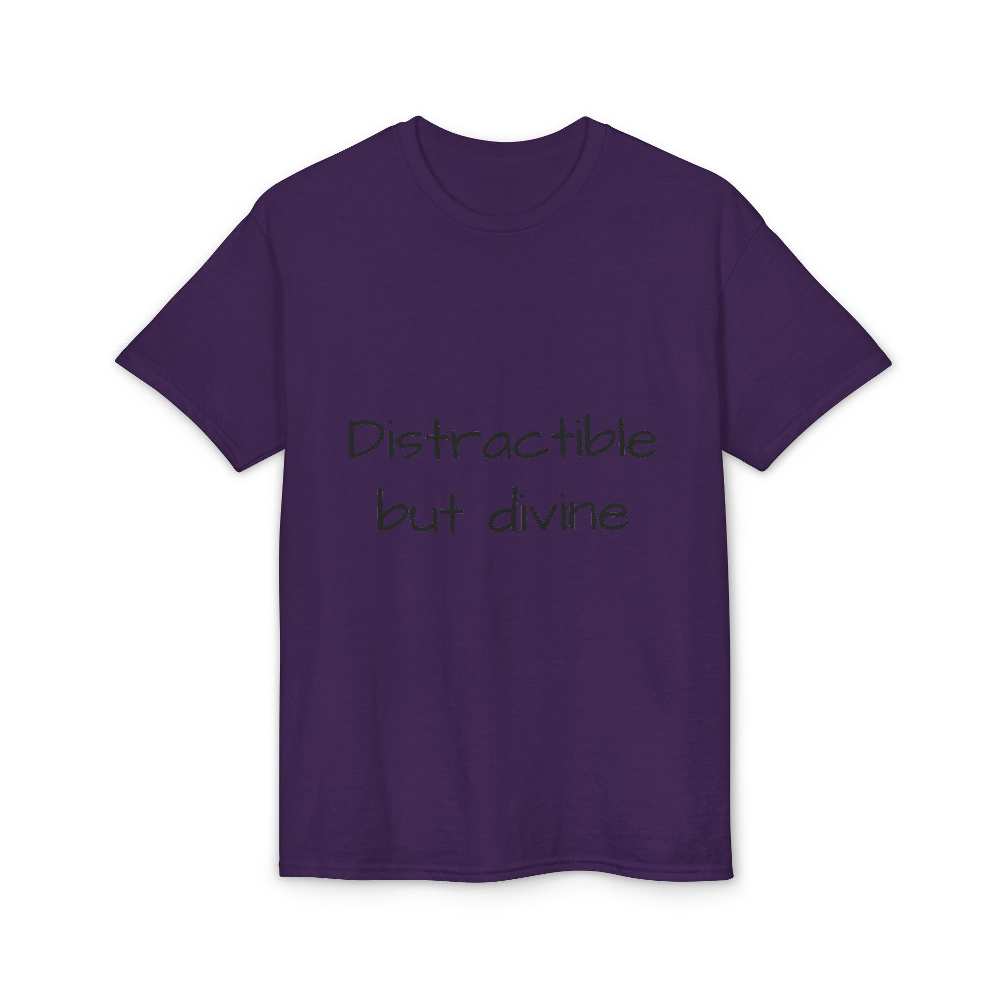 Distractible but Divine T-Shirt — Funny Christian Faith Graphic Tee