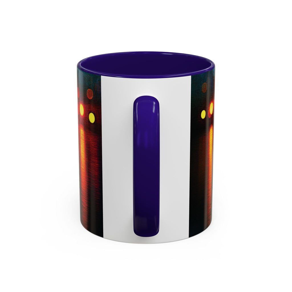 Reflections of the Cityscape Mug - Vibrant 11oz & 15oz Coffee Cup for Art Lovers & Gift Giving