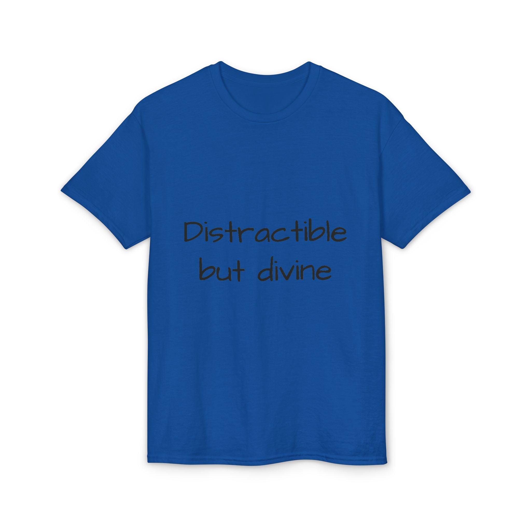 Distractible but Divine T-Shirt — Funny Christian Faith Graphic Tee