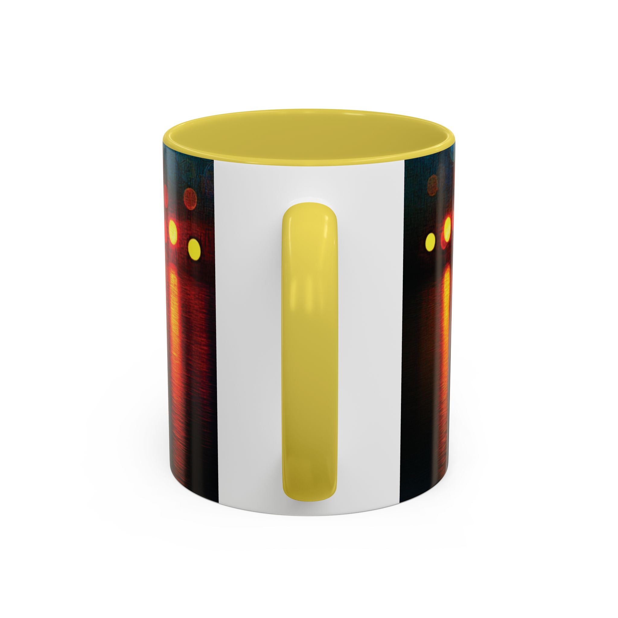 Reflections of the Cityscape Mug - Vibrant 11oz & 15oz Coffee Cup for Art Lovers & Gift Giving