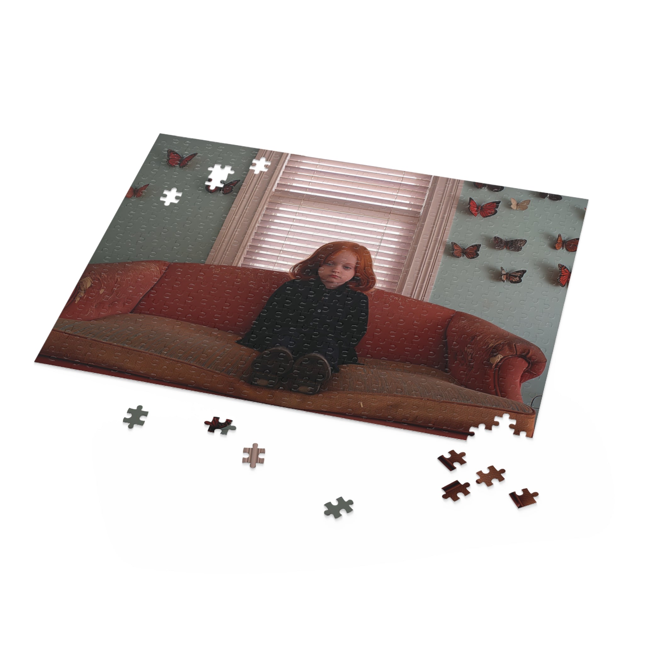 Puzzle — Moody Retro Portrait Jigsaw (120/252/500 Piece)