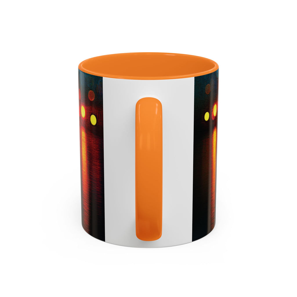 Reflections of the Cityscape Mug - Vibrant 11oz & 15oz Coffee Cup for Art Lovers & Gift Giving