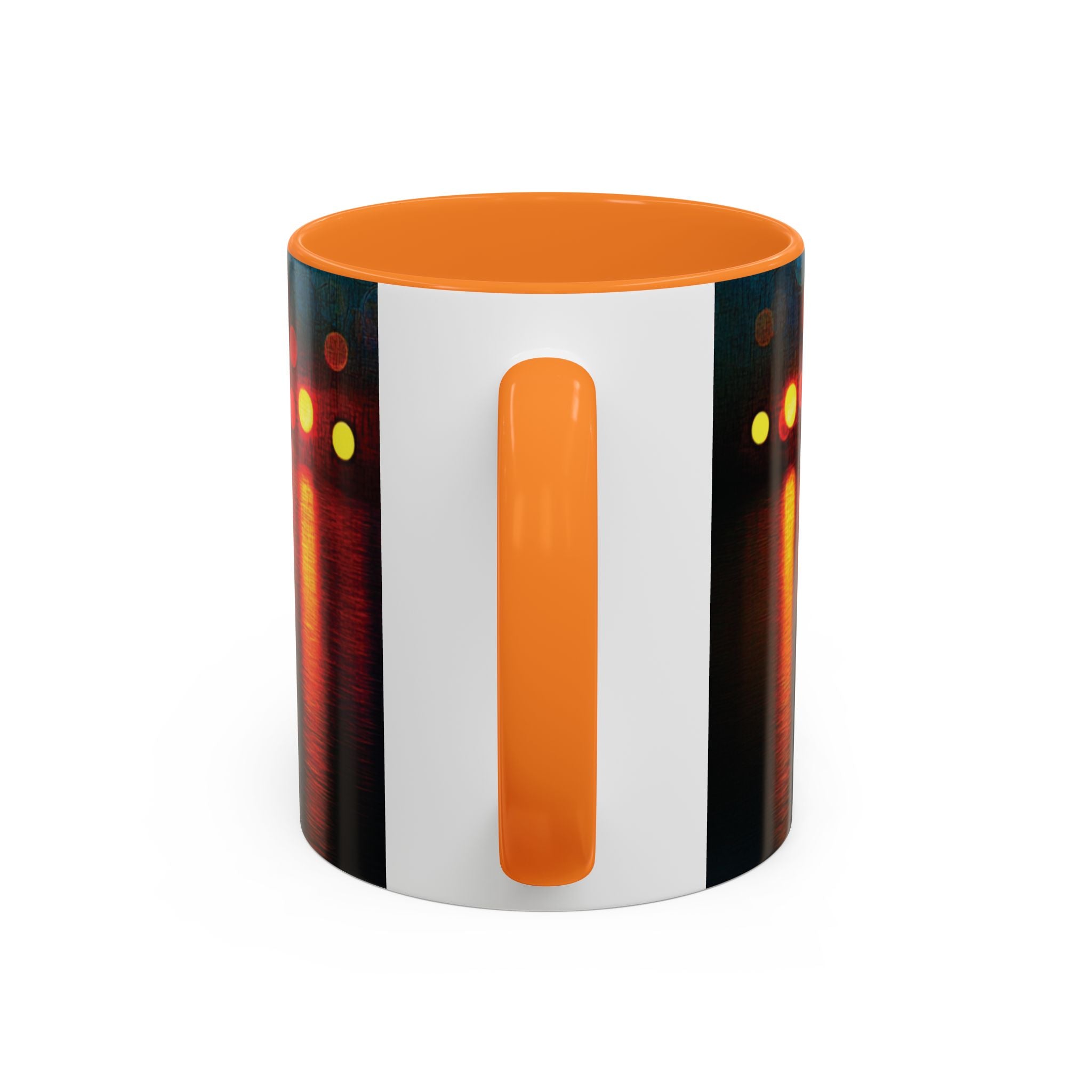 Reflections of the Cityscape Mug - Vibrant 11oz & 15oz Coffee Cup for Art Lovers & Gift Giving