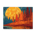 Autumn Trees Matte Canvas Print — Fall Landscape Stretched Wall Art, 1.25"