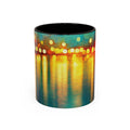 Reflections of the Cityscape Mug - Vibrant 11oz & 15oz Coffee Cup for Art Lovers & Gift Giving