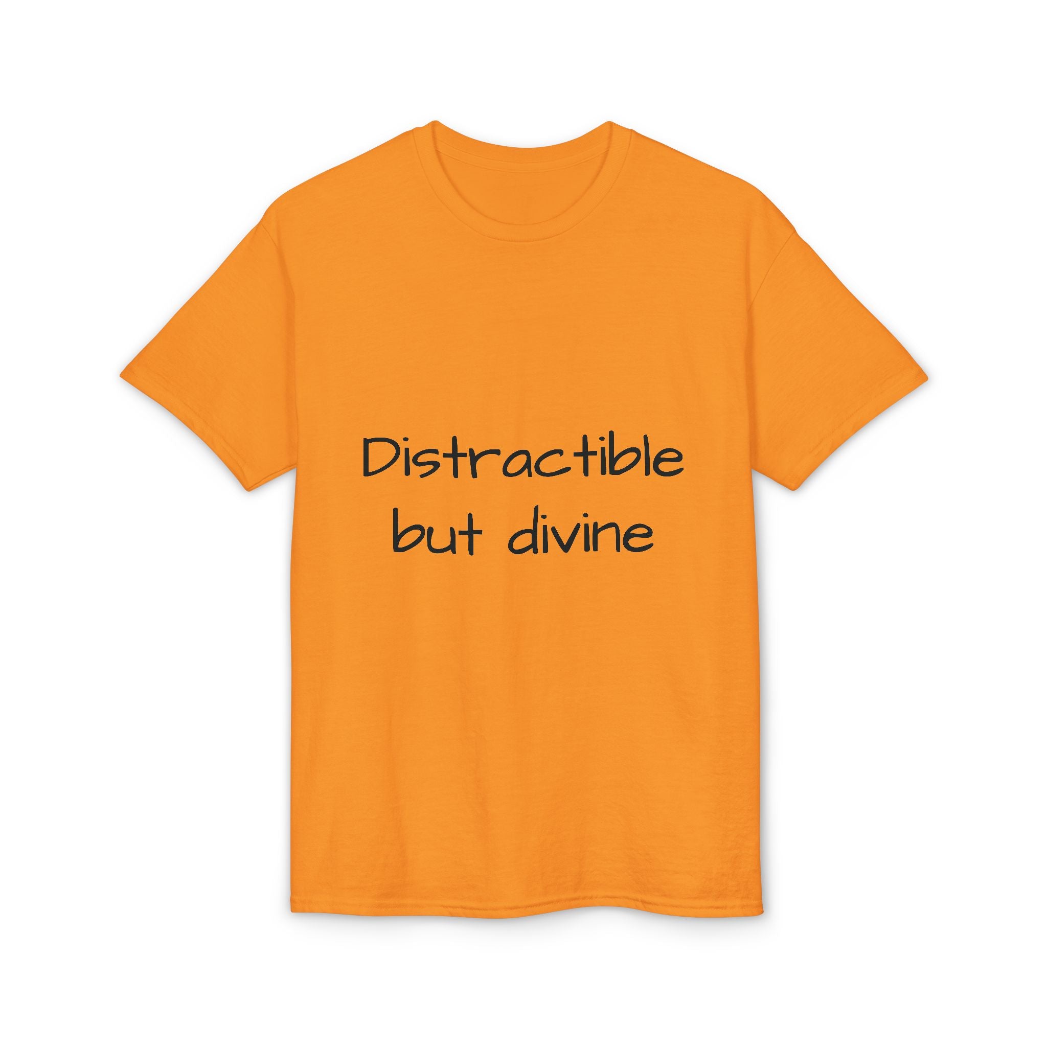 Distractible but Divine T-Shirt — Funny Christian Faith Graphic Tee