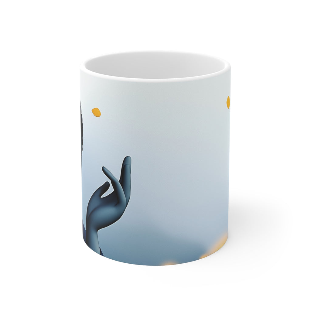 Serene Buddha Ceramic Mug - 11oz, 15oz, 20oz - Perfect for Mindfulness & Meditation