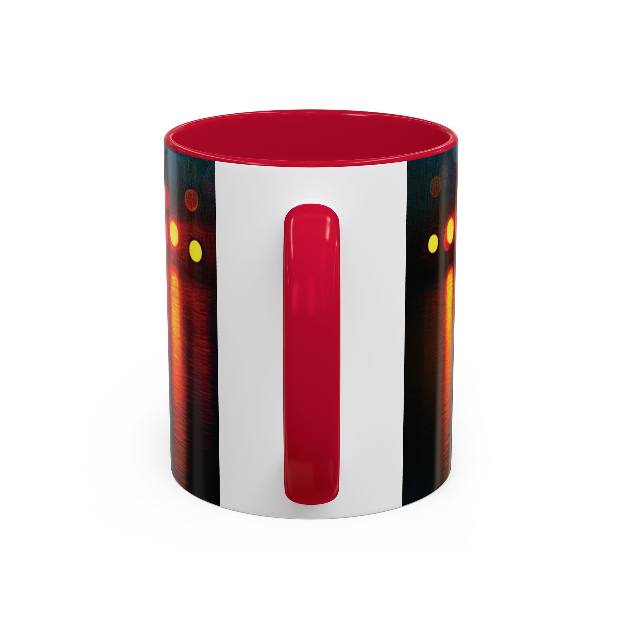 Reflections of the Cityscape Mug - Vibrant 11oz & 15oz Coffee Cup for Art Lovers & Gift Giving