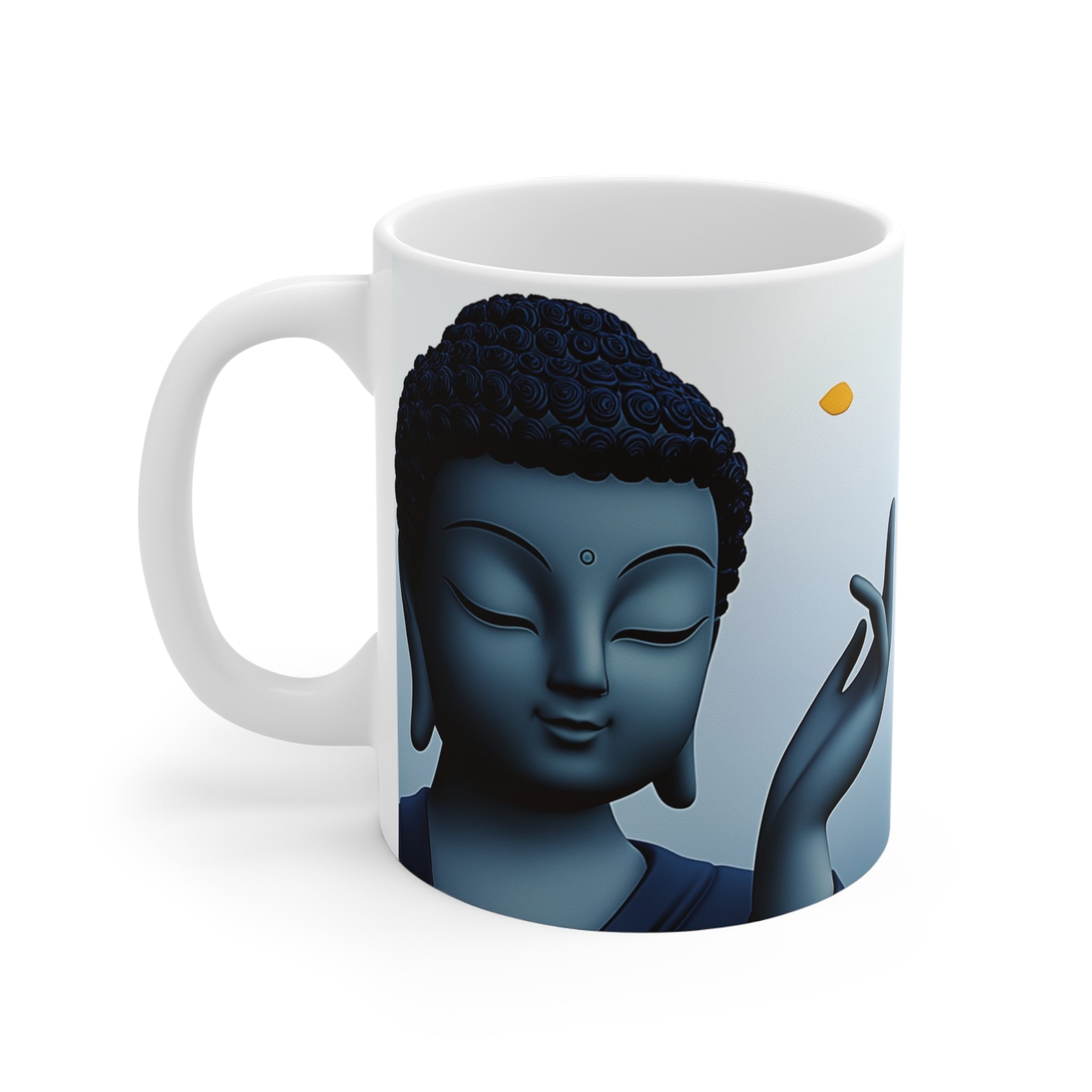 Serene Buddha Ceramic Mug - 11oz, 15oz, 20oz - Perfect for Mindfulness & Meditation