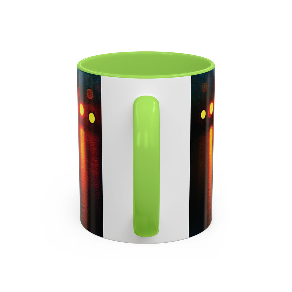 Reflections of the Cityscape Mug - Vibrant 11oz & 15oz Coffee Cup for Art Lovers & Gift Giving