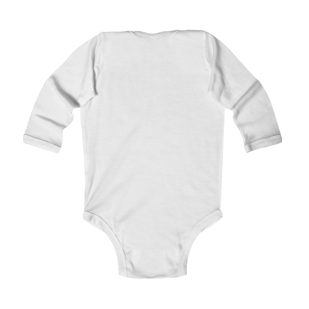 Infant Bodysuit — Whimsical Girl & Fox Moonlight Nursery Print