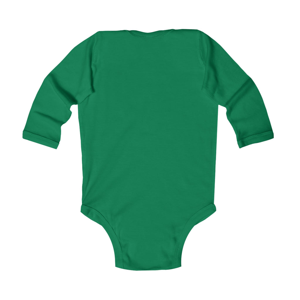 Infant Bodysuit — Whimsical Girl & Fox Moonlight Nursery Print