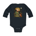 Infant Bodysuit — Whimsical Girl & Fox Moonlight Nursery Print