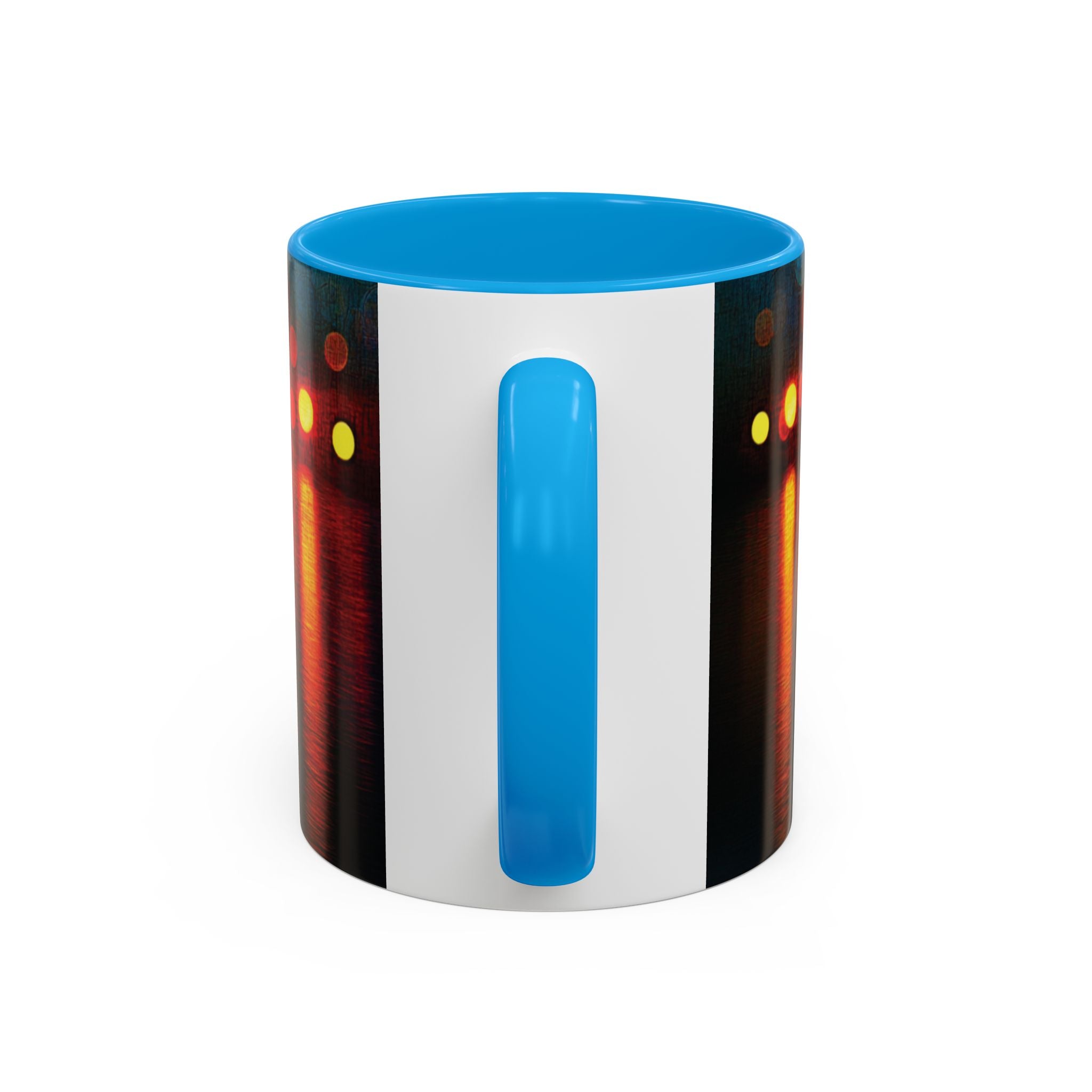 Reflections of the Cityscape Mug - Vibrant 11oz & 15oz Coffee Cup for Art Lovers & Gift Giving