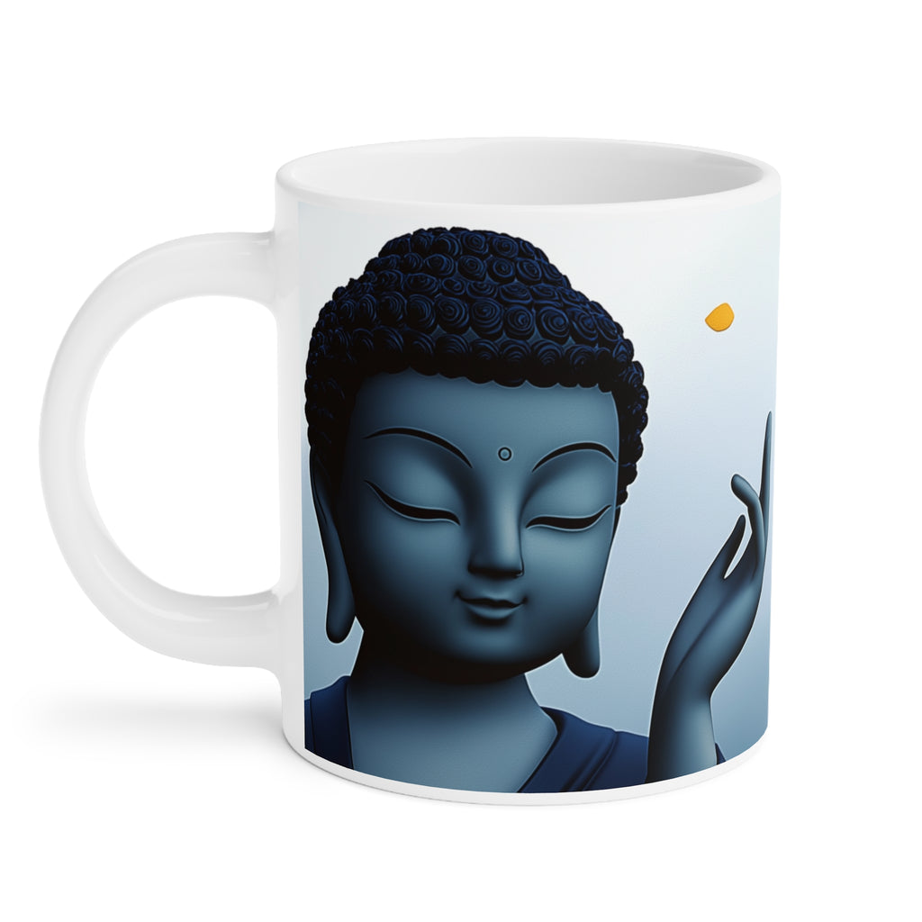 Serene Buddha Ceramic Mug - 11oz, 15oz, 20oz - Perfect for Mindfulness & Meditation