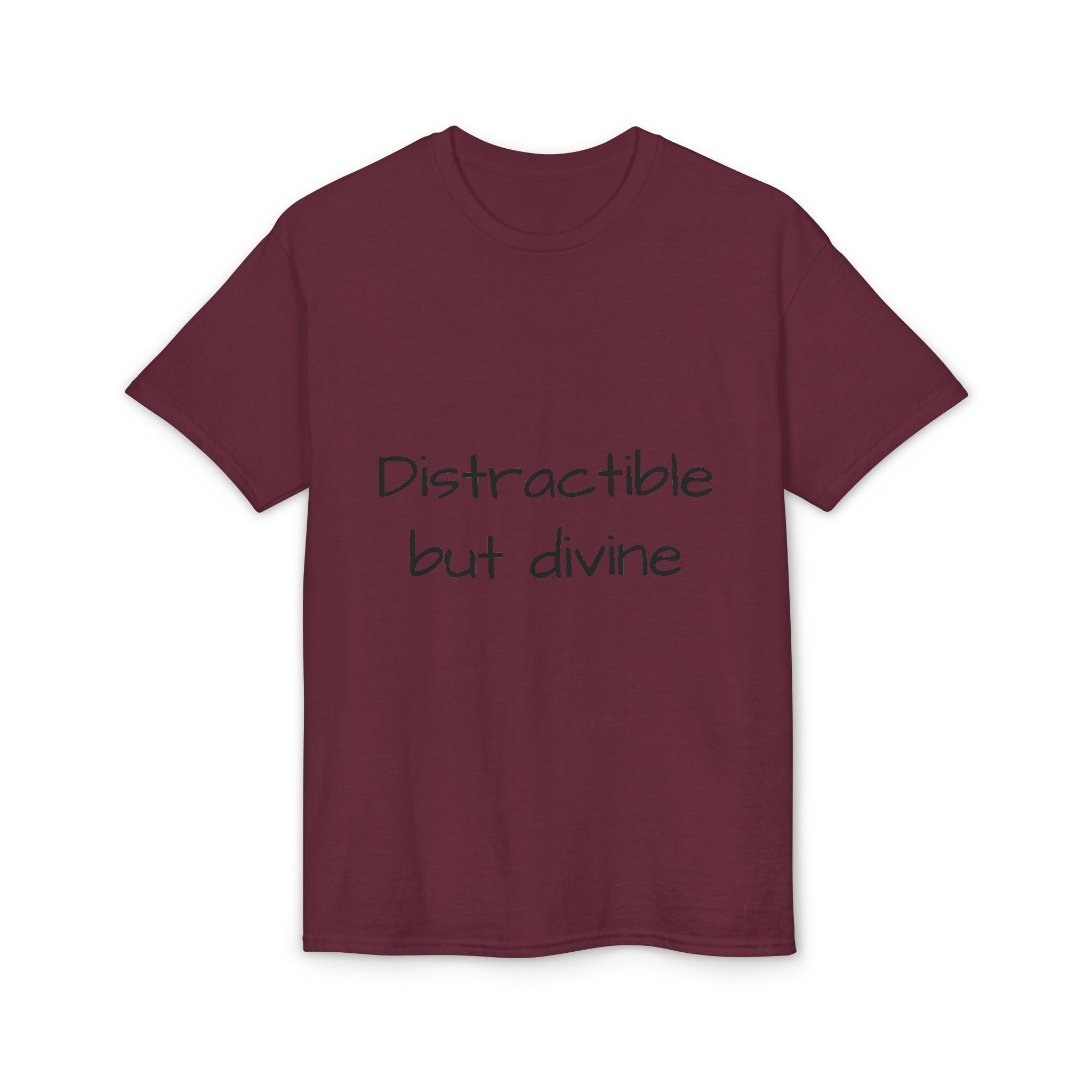 Distractible but Divine T-Shirt — Funny Christian Faith Graphic Tee