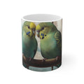 Charming Budgie Ceramic Mugs - Perfect for Bird Lovers