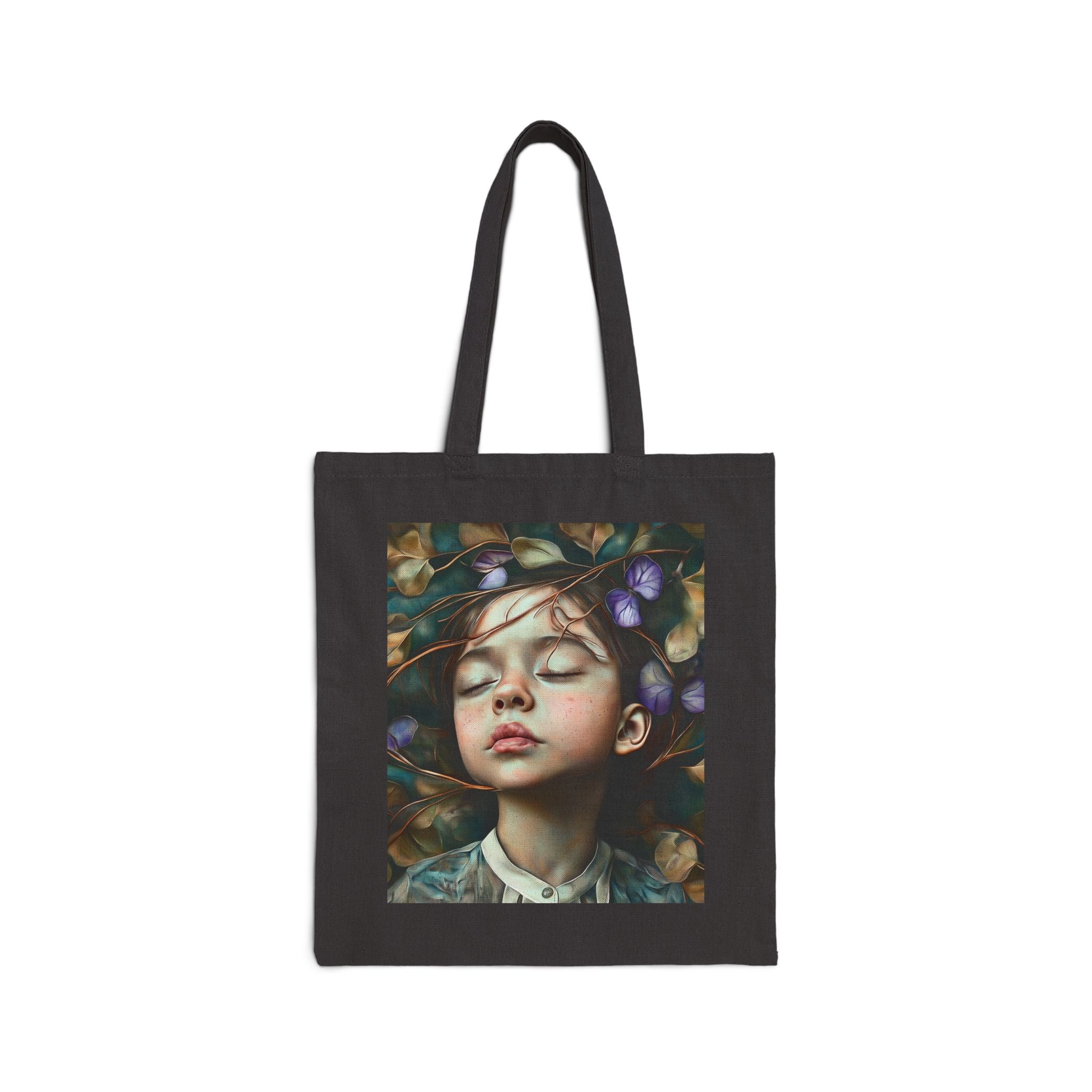Morning Glory Dreams Cotton Canvas Tote Bag