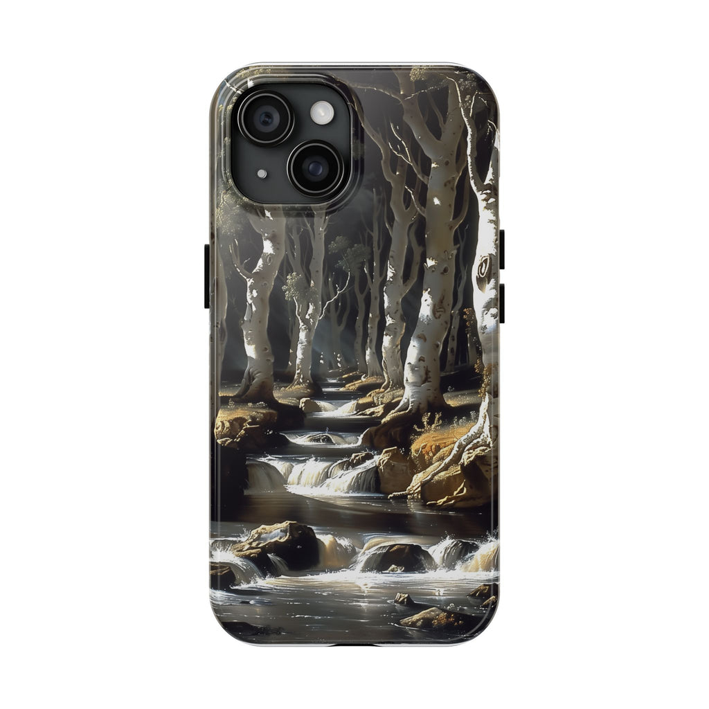 Birch Forest Tough Phone Cases