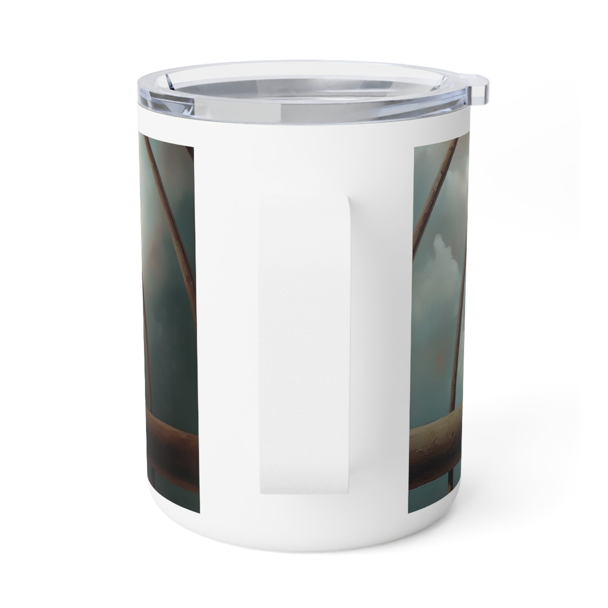 Budgies in Love!  Charming Insulated Coffee Mug - Perfect Gift for Bird Lovers