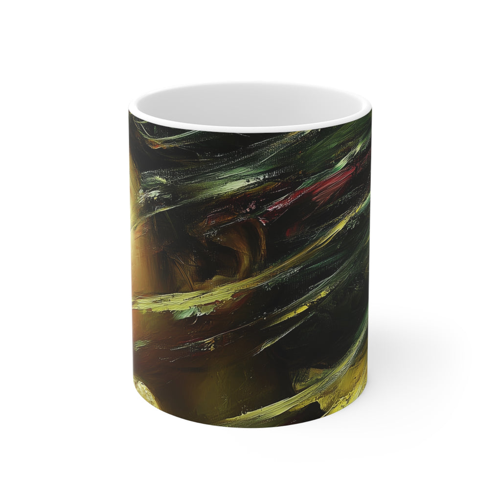Young Beauty in Motion Artistic Ceramic Mugs - 11oz, 15oz, 20oz | Unique Gift for Art Lovers