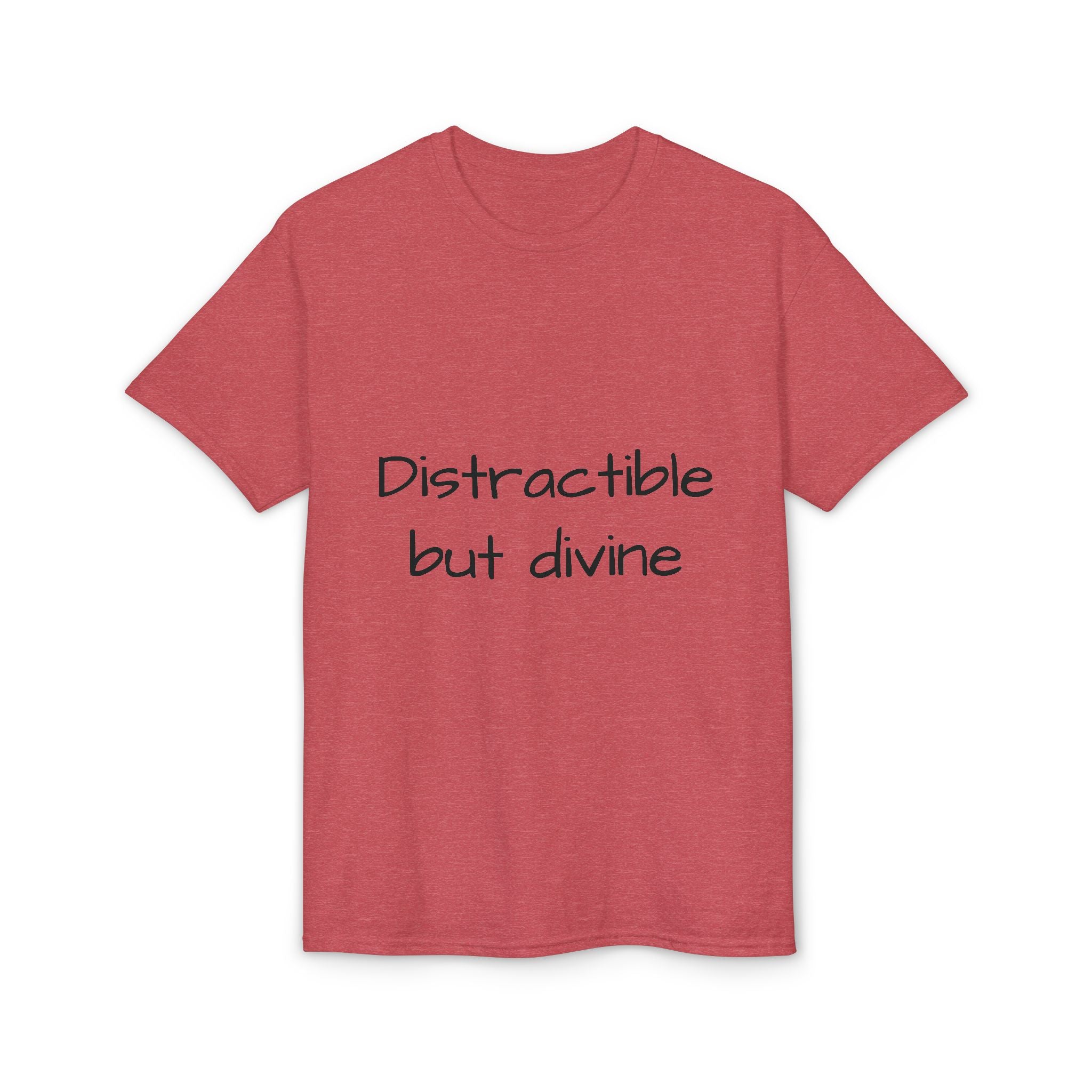 Distractible but Divine T-Shirt — Funny Christian Faith Graphic Tee