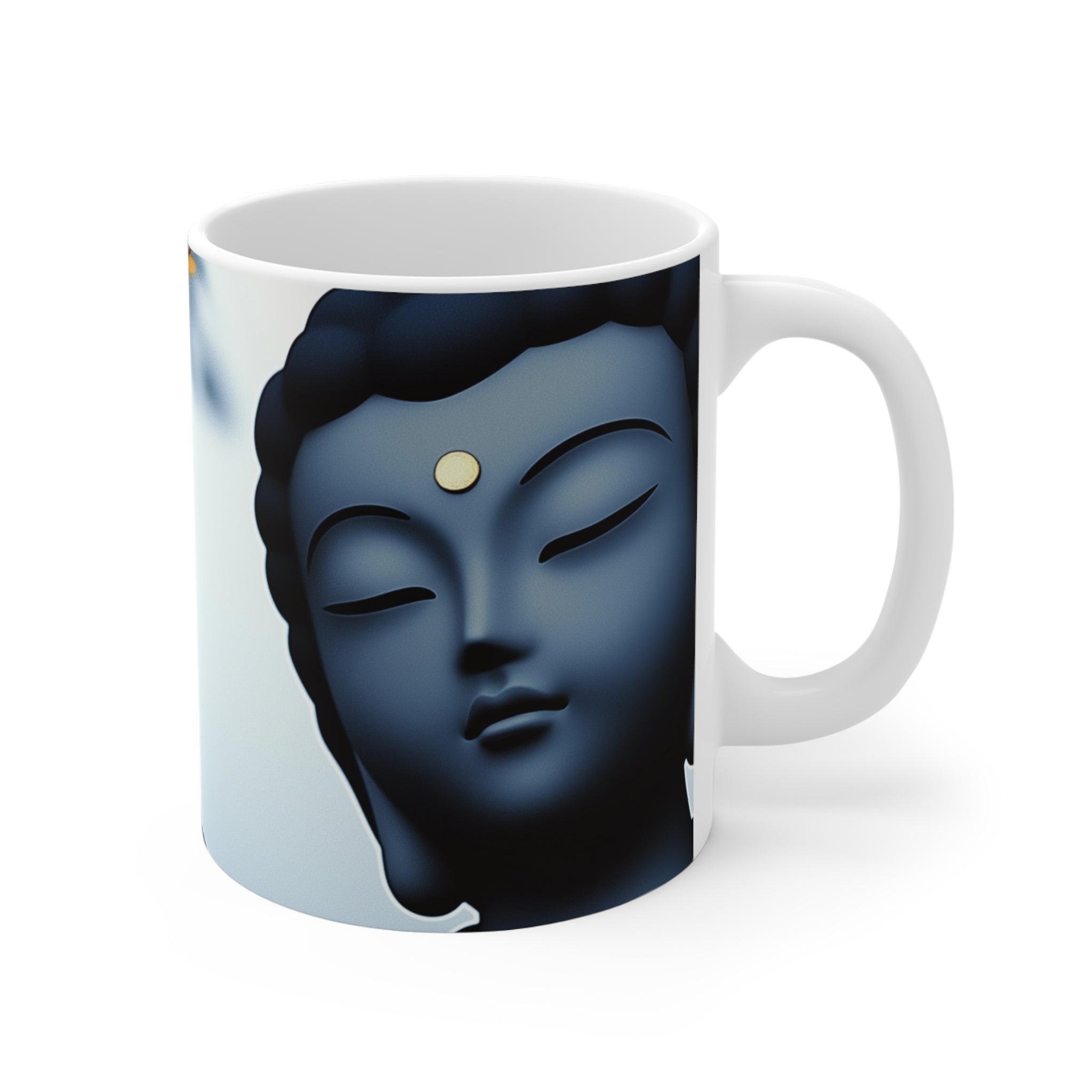 Serene Nature Ceramic Mug - Autumn Leaves Design (11oz, 15oz, 20oz)