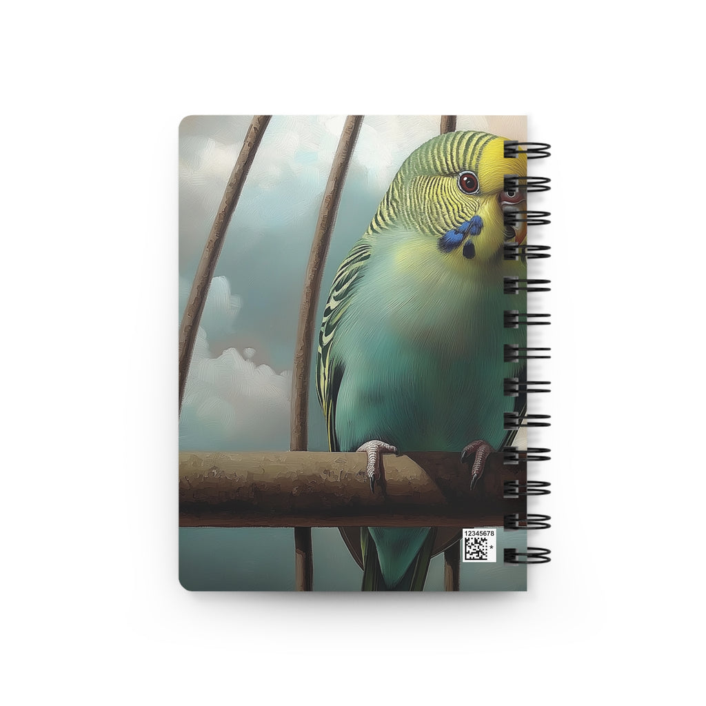 Budgies in Love! Spiral Bound Journal