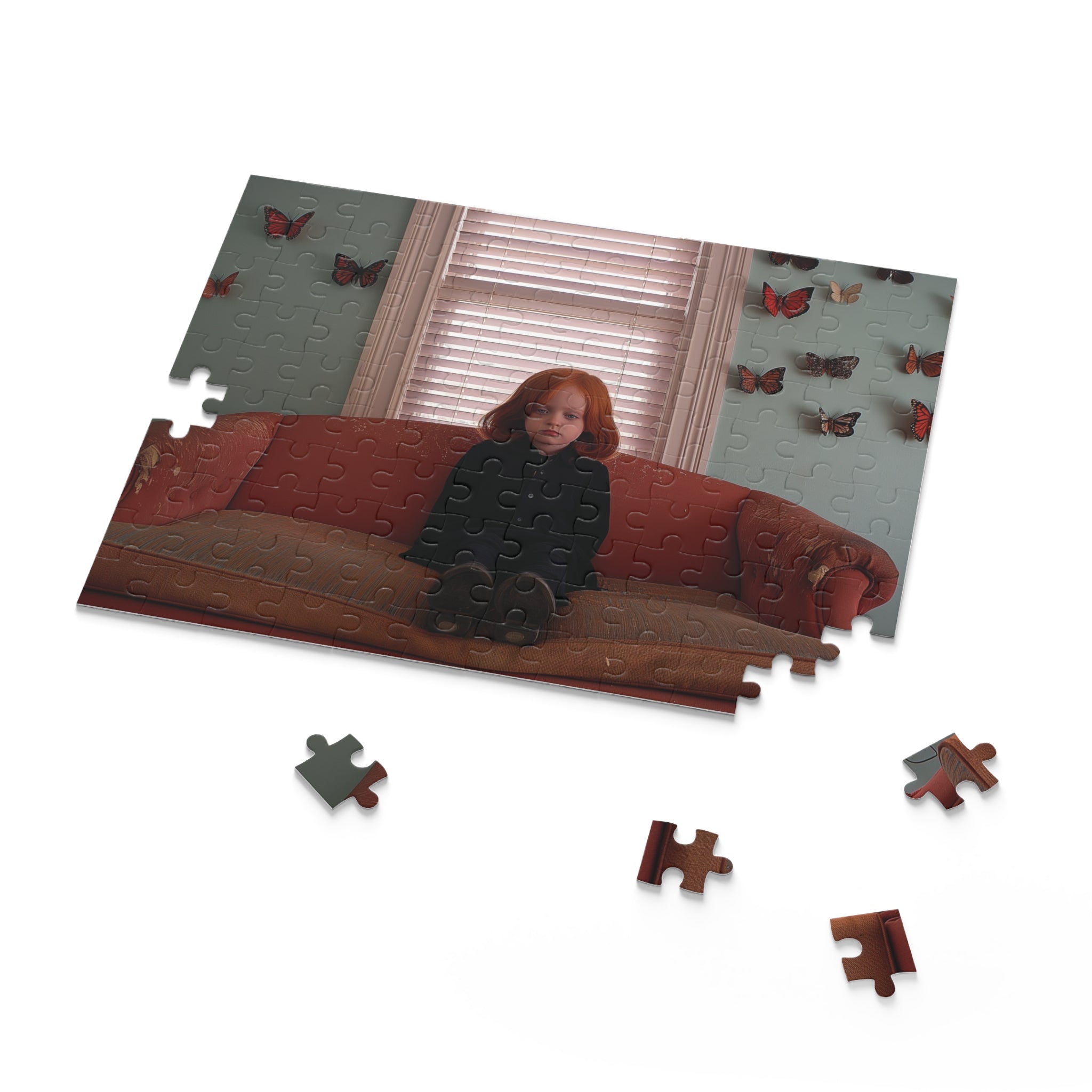 Puzzle — Moody Retro Portrait Jigsaw (120/252/500 Piece)
