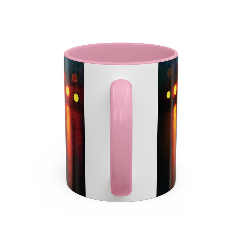 Reflections of the Cityscape Mug - Vibrant 11oz & 15oz Coffee Cup for Art Lovers & Gift Giving