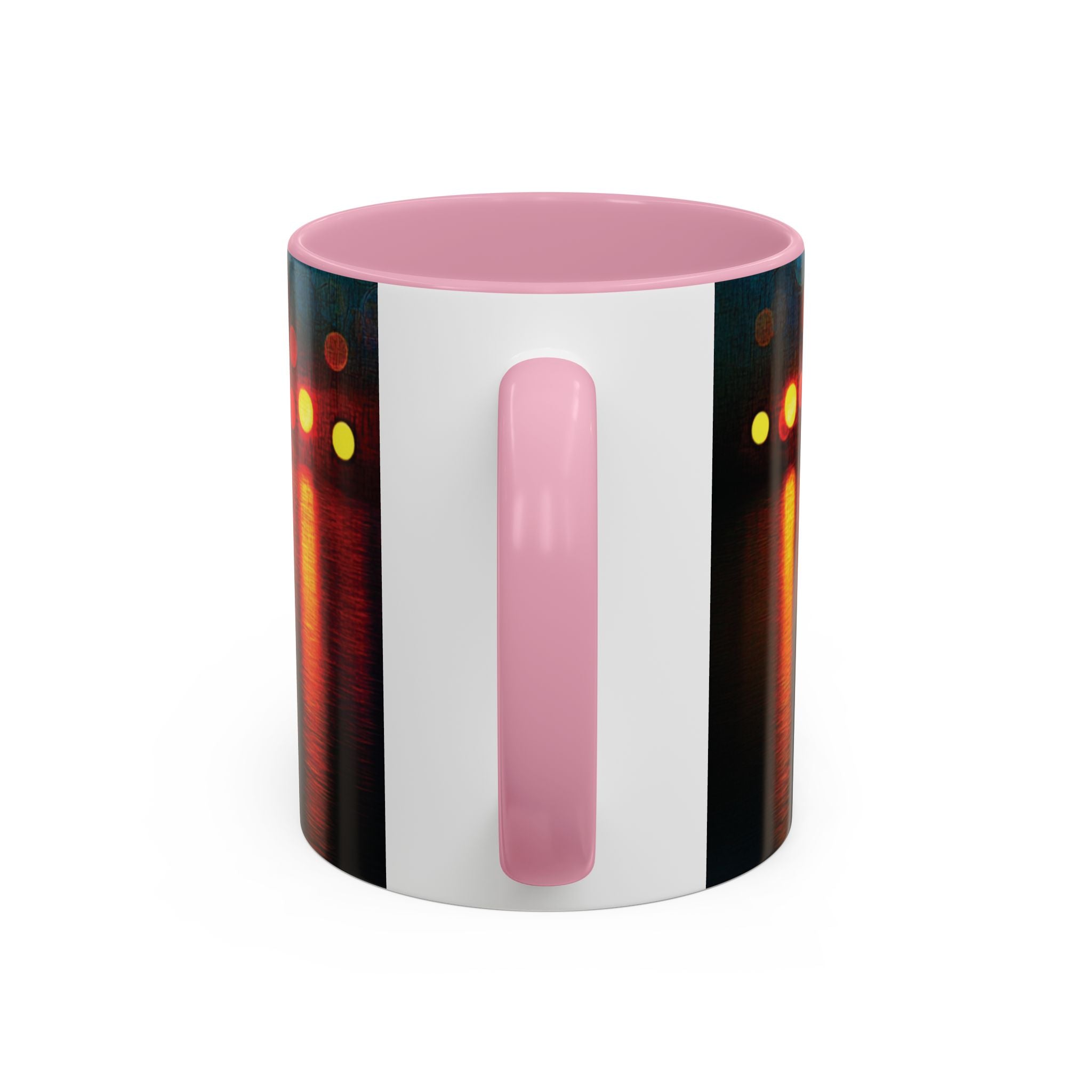 Reflections of the Cityscape Mug - Vibrant 11oz & 15oz Coffee Cup for Art Lovers & Gift Giving