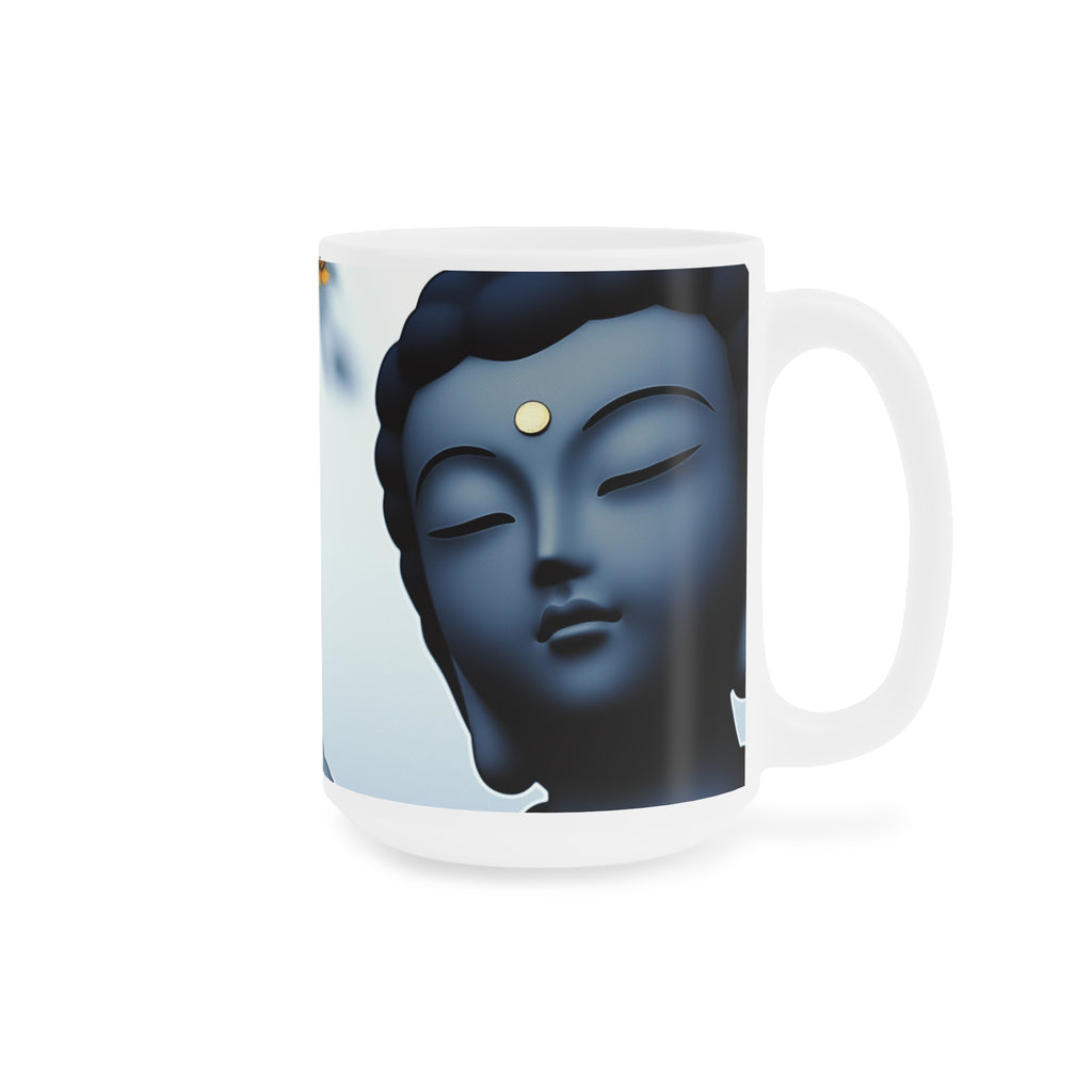 Serene Nature Ceramic Mug - Autumn Leaves Design (11oz, 15oz, 20oz)