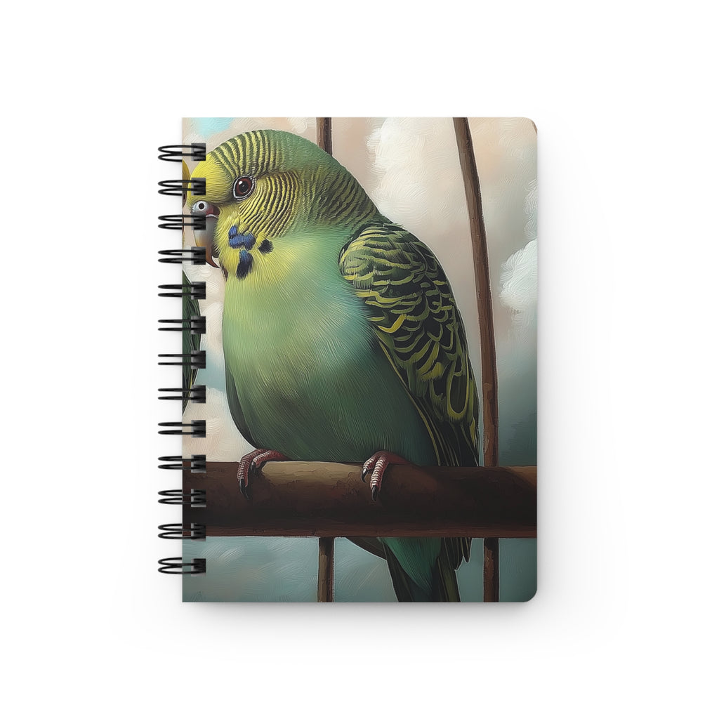 Budgies in Love! Spiral Bound Journal