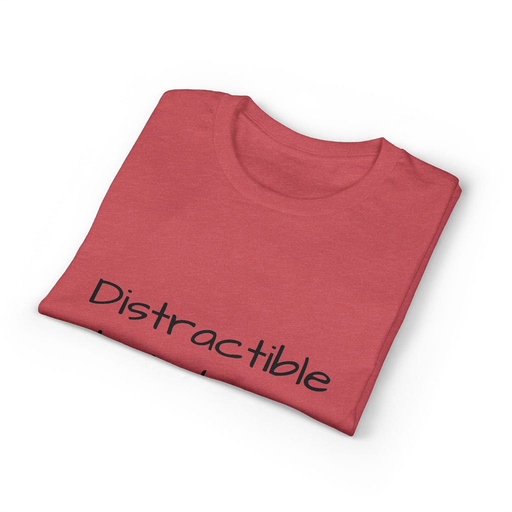 Distractible but Divine T-Shirt — Funny Christian Faith Graphic Tee