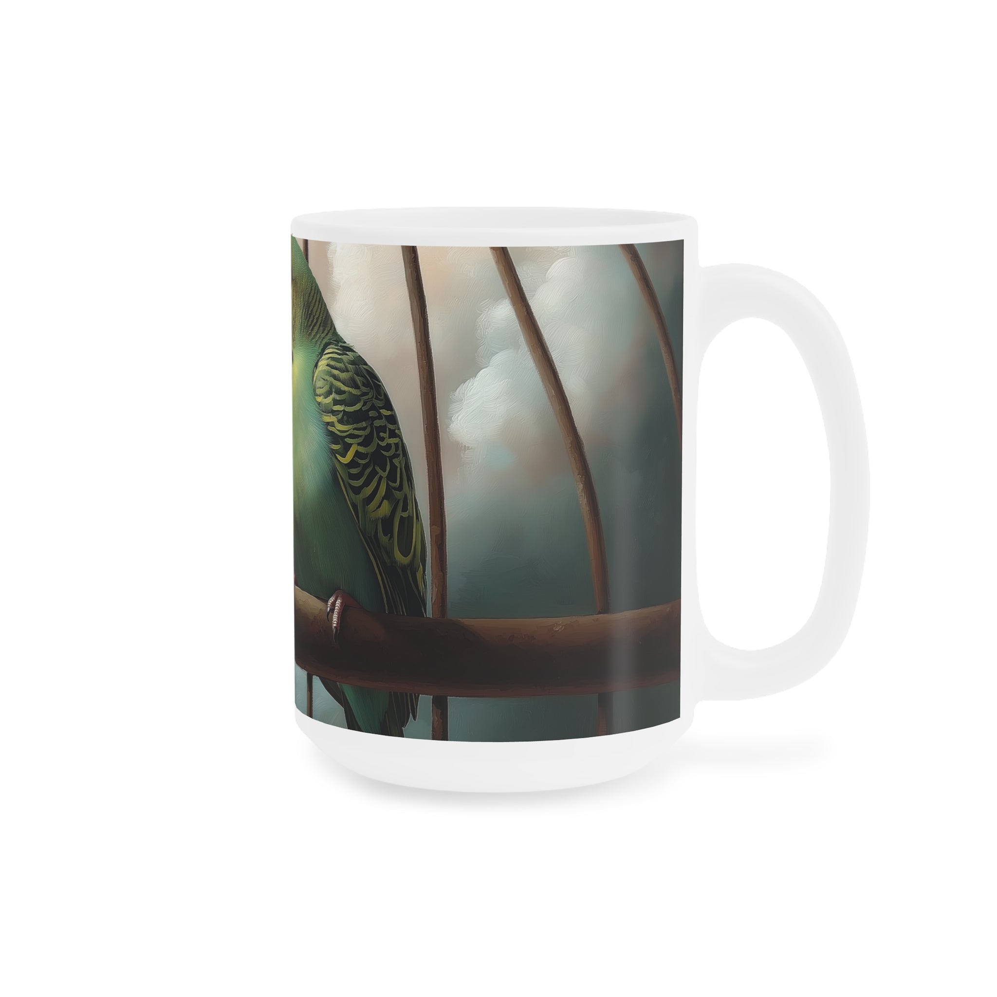 Charming Budgie Ceramic Mugs - Perfect for Bird Lovers