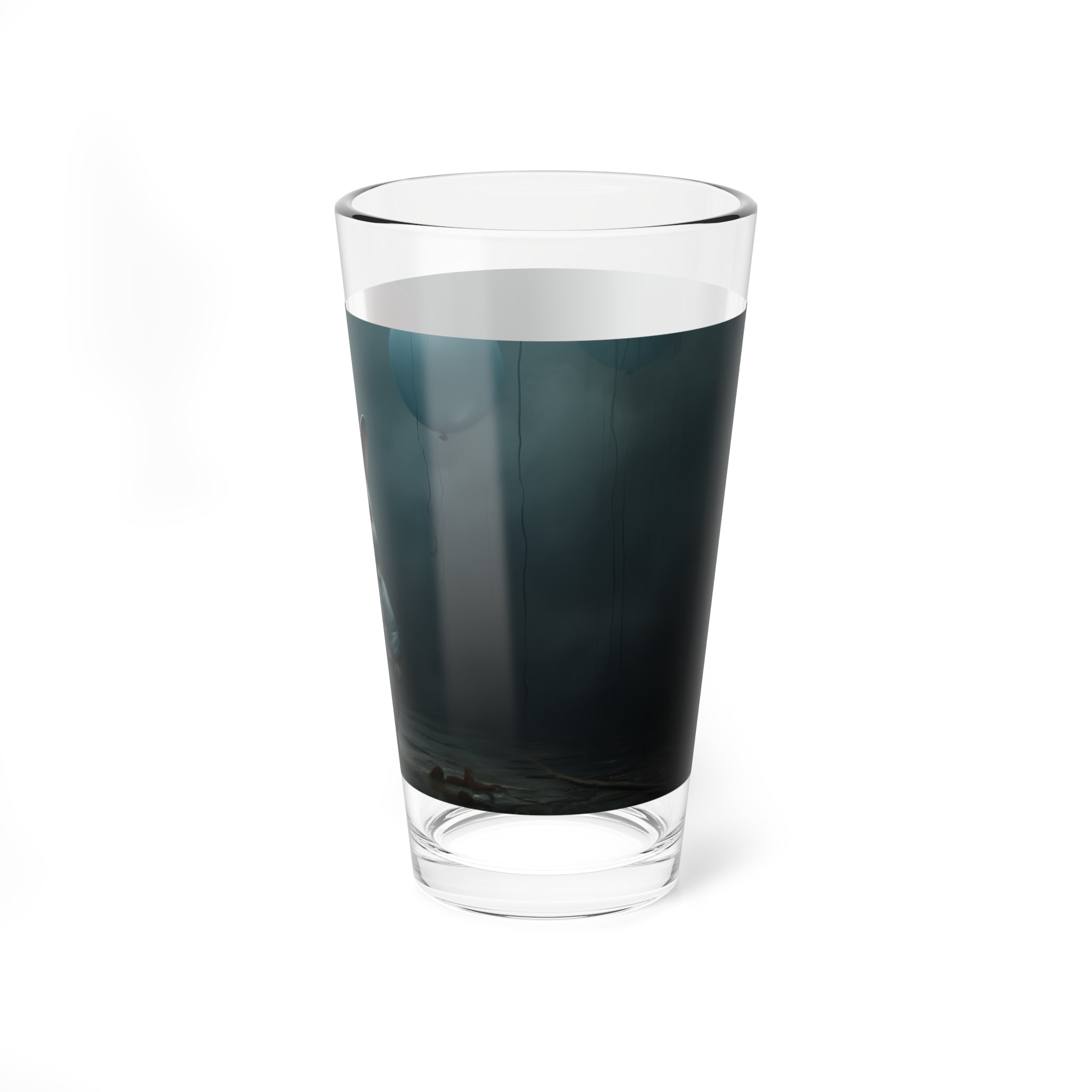 Whimsical Dark Bunny Mixing Glass - 16oz Fun and Unique Drinkware