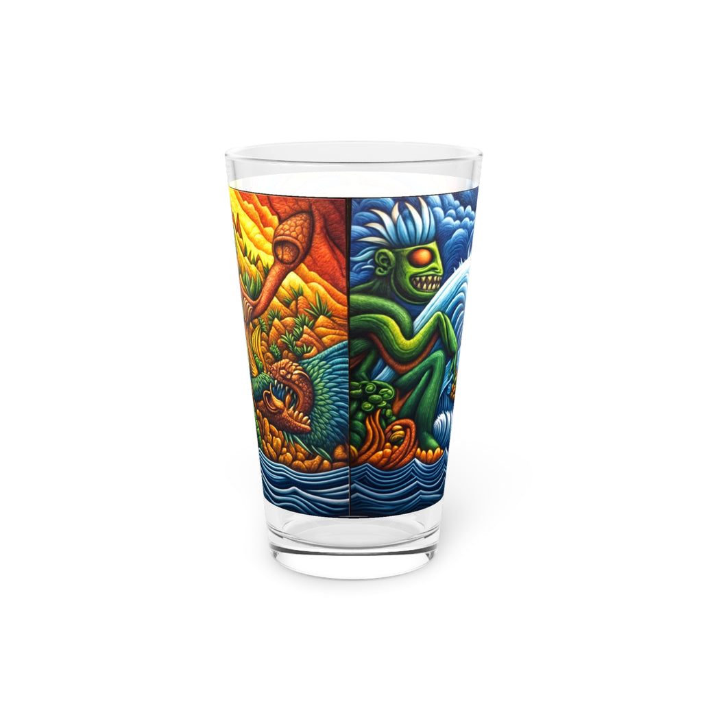 Realm of Mythic Waves  Pint Glass, 16oz